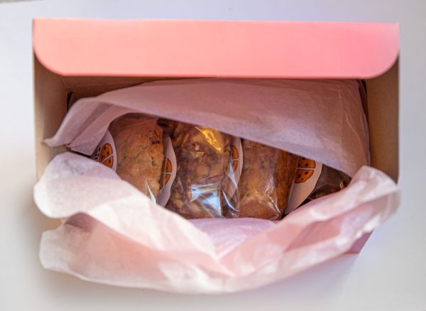 FRESH COOKIE DELIVERY Freshly Baked, individually wrapped and delivered right to your door! Order our special mixed selection, or get specific and choose your own flavours. Looking for cookie delivery? Scrumpchies Cookies offers the best cookies, delivered right to your doorstep. We reimagine cookies. All our cookies made with a massive amount of chocolate chips and will be delivered right to your home. Our cookies also make amazing presents too, it shows you care — and your friends and family will LOVE them.