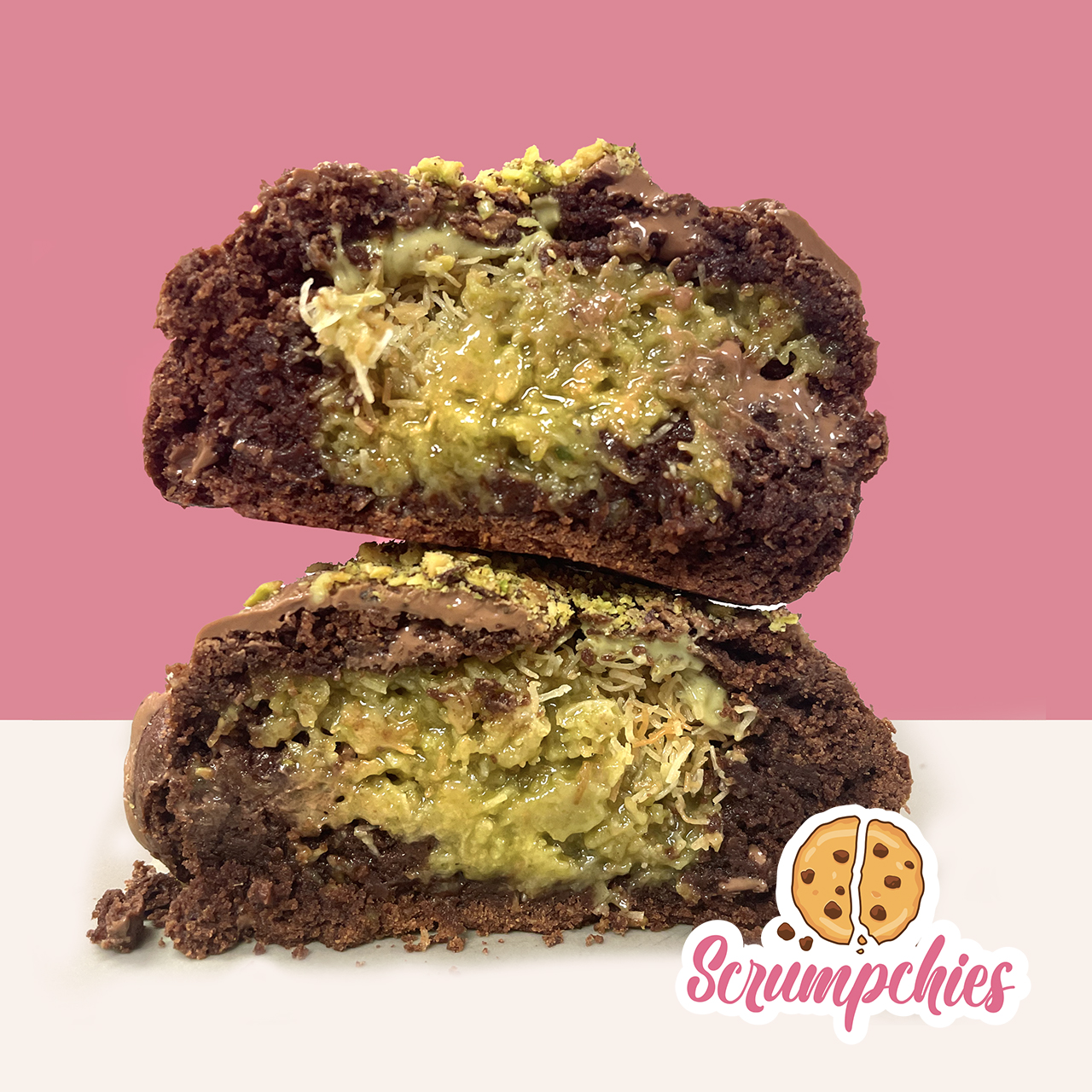 dubai chocolate cookie chocolate chip cookies west island, Chocolate chip cookies, gourmet cookies montreal, best cookies West Island, Best cookies Montreal
